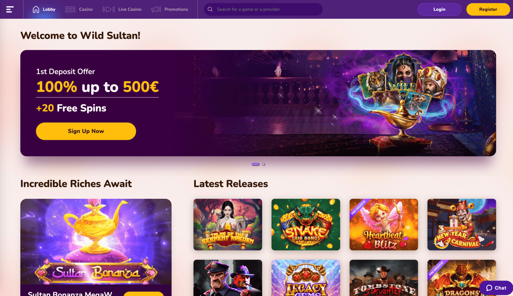 Wild Sultan Casino